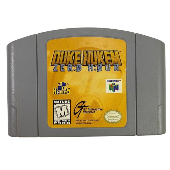 Duke Nukem Zero Hour N64 Video Game Nintendo 64 M Mature Cartridge Only - Picture 1 of 7